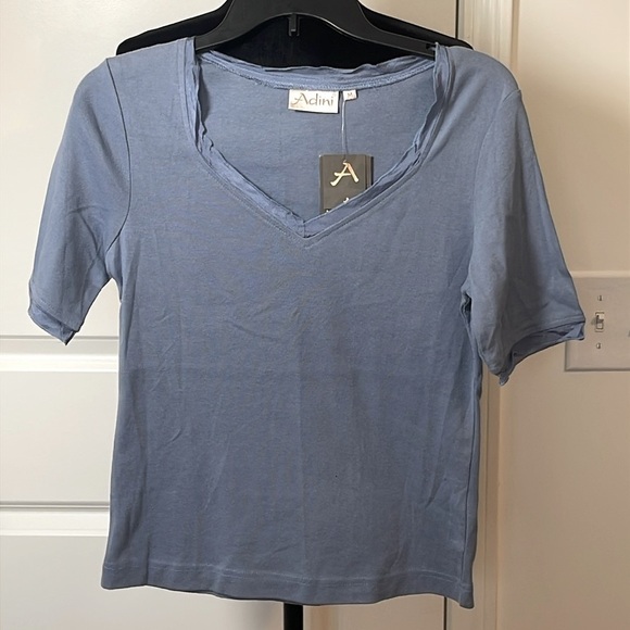 ADINI Tops - NWT Adini Cotton Short Sleeve Shirt NWT